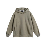 Unisex Jacket Autumn Plain Hooded Casual Sweatshirt