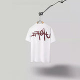 Men T-shirts Travis Scott Cactus Jack x Utopia Utopia Co-branded Doll Short Sleeve T-Shirt