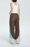 Unisex Pants Autumn Multi-Color Mosaic Casual Trousers