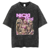 Nicki Minaj Vintage Washed T Shirt Gag City Pink Friday