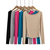 Women's T-Shirt Autumn Long-Sleeved T-shirt Women's Bottoming Top