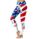 National Flag Day Leggings Independence Day Printed Women's Fitness Pants Sweatpants