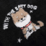 Women Sweater Shiba Dog Oversleeve Sweaters Women's Clothing Wool Autumn Leisure Sweater