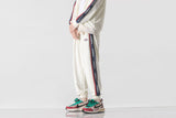 Unisex Pants Fall Color Contrast Patchwork Casual Pants
