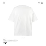 American vintage street T-shirt pure cotton loose men and women summer