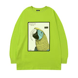 Men Long Sleeve Shirt Letter Long Sleeve T-shirt Men and Women Hip Hop Casual Couple