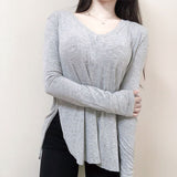 Women Long Sleeve Shirt Loose Bottoming Shirt Women's Long Sleeve Casual T-shirt