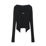 Women Sweater Autumn Solid Color Vertical Pattern Sweater