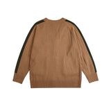 Unisex Sweatshirt Fall V-neck Cardigan Knitted Sweater