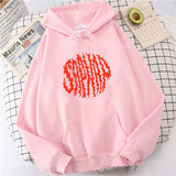 SAPNAP Letter Print Hooded Men Women Creativity Trendy Hoodie