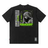 Men T Shirt American Printed T-shirt Men and Women Couple Loose