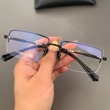 CHH Chrome Hearts Glasses Pure Titanium Square Frameless Business Myopia Glasses Frame