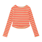 Women Sweater Color Matching Sweater Girls Spring and Autumn Casual round Neck