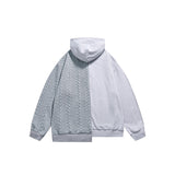 Unisex Hoodie Men's Women's Hoodie Casual Sweatshirt Patchwork Knitting Spring and Autumn