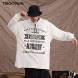 Men Long Sleeve Shirt Letter Long Sleeve T-shirt Men and Women Hip Hop Casual Couple