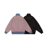 Unisex Jacket Autumn Vintage Stand Collar Coat Women's Clothing