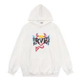 Men Hoodie Printed Pullover Hooded Sweater Men's Loose Autumn and Winter Hooded Top