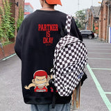Men Hoodie Sweater Men's Spring and Autumn High Street Fashion Brand Bottoming Long Sleeve