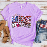 Women's Independence Day T Shirt round Neck Short Sleeve T-shirt Women's Top