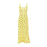 Women Dresses Floral Printing Slip Dress Long Dress