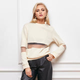 Women Sweatshirt Crew Neck Sweater Coat Women's Spring and Autumn Loose Casual