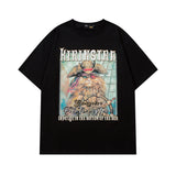 Men's T Shirt Design Short-Sleeved T-shirt Men's and Women's Ins Style Loose Lovers Wild