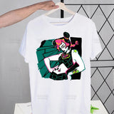 JoJo Bizarre Adventure T Shirts print O-Neck Short Sleeve