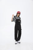 Unisex Pants Autumn Retro Denim Back