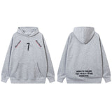 Unisex Vintage Hoodie Printed Loose Hoodie