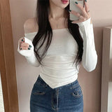 Women Long Sleeve Shirt Women Autumn Undershirt