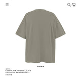 American vintage street T-shirt pure cotton men's and women's summer loose