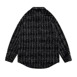 Men Long Sleeved T Shirt Plaid Shirt Long Sleeve Men's Ins Loose Street Lapel Shirt Autumn Coat