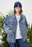 Unisex Jacket Autumn Jacquard Denim Jacket Women's Clothing
