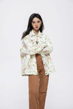 Unisex Jacket Autumn Vintage Printed Coat Women's Clothing