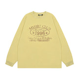 Men Long Sleeve Shirt Men's and Women's American Street Retro Vibe Style Long Sleeve