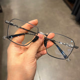 CHH Chrome Hearts Glasses Pure Titanium Ultra Light Business Vintage Polygonal Glasses Frame