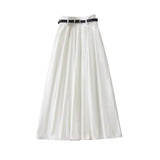 Women Skirt Women's Summer Suit Skirt Skirt High Waist A- line Dress