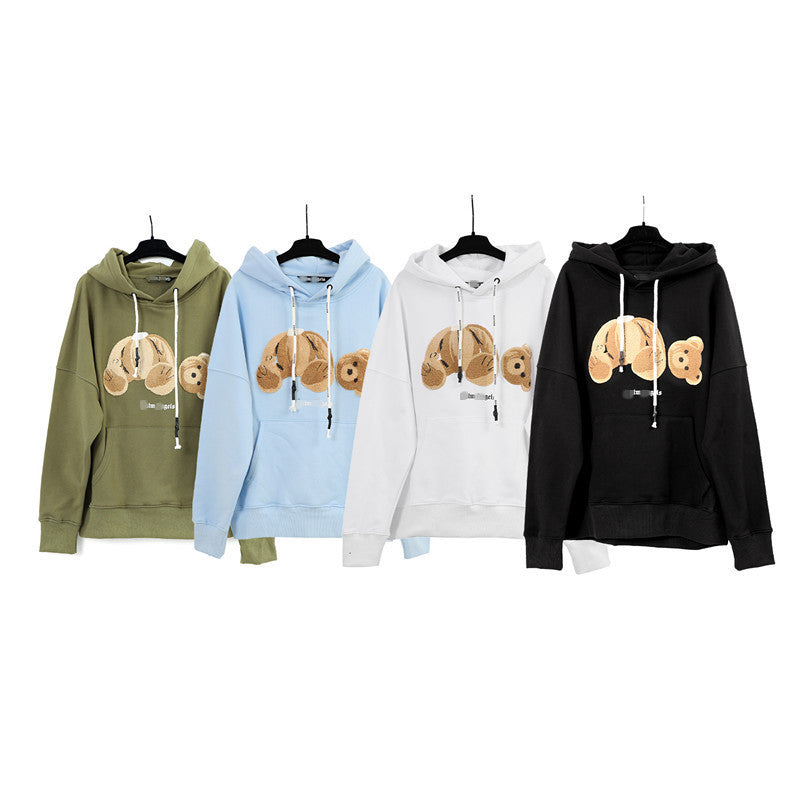 Palm Angle Hoodie Palm Angels Embroidered Hooded Men's and Women's Loose Hoodie Coat