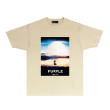 Purple Brand T Shirt Short Sleeve T-shirt Blouse