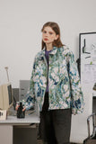 Unisex Jacket Autumn Floral Casual Jacket Women's Clothing