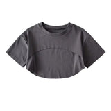 Women T-Shirt Loose Short Sleeve Women's Summer round Neck