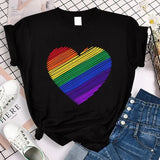 Women's Independence Day T Shirt round Neck Short Sleeve T-shirt