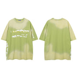 Men T Shirt Hiphip Letter Embroidered Short Sleeve T-shirt Men and Women Couple