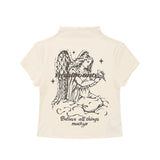 Women T-shirt Printed Short-Sleeved T-shirt Women's Summer
