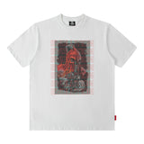 Men's T Shirt Printed Short-Sleeved T-shirt Men's and Women's Retro Distressed
