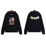 Denim Tears Hoodie oil painting alphabet print hoodie sweater