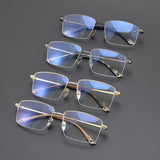 CHH Chrome Hearts Glasses Personalized fashion half frame myopia glasses frame