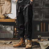 Men Sweatpants Loose Straight Fashion Brand Amekaji