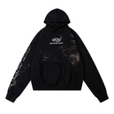 Unisex Vintage Hoodie Printed Sweater for Men and Women Casual Loose