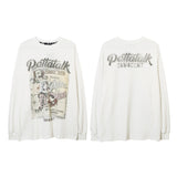 Men Long Sleeve Shirt Long Sleeve T-shirt Men's and Women's Ins Fashion Brand Loose Couple Sweater